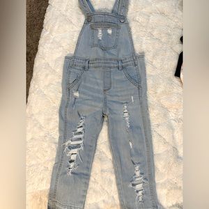 KIDS distressed overalls from Old Navy